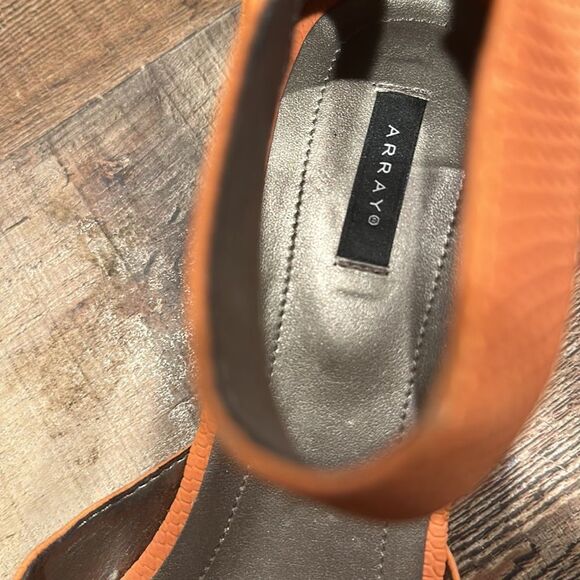 ARRAYS ORANGE SANDALS - Picture 3 of 5